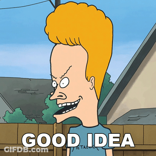 Beavis From Beavis And Butthead Is Smiling And Wearing A Shirt That Says Metallica GIF