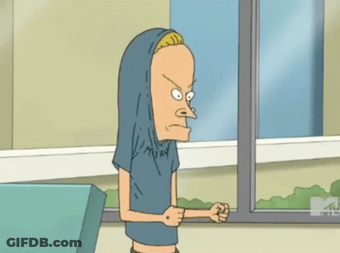 Beavis I Am A Great Cornhole GIF