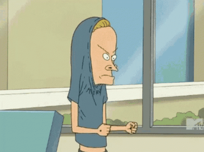 Beavis I Am The Great Cornholio GIF