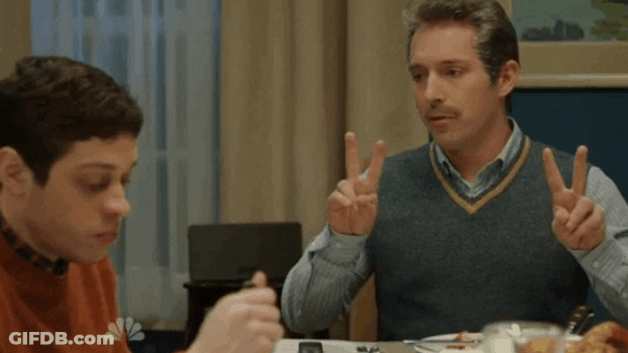 Beck Bennet Air Quotes GIF