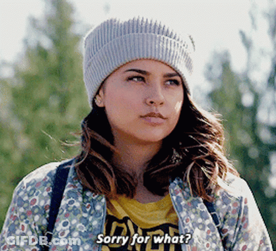 Becky G Power Rangers Trini Serious Ask GIF