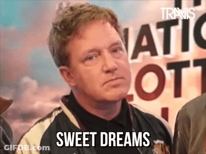 Bed Time Bye Sweet Dreams GIF