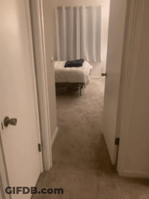 Bedroom Backrooms Unsteady Shot GIF