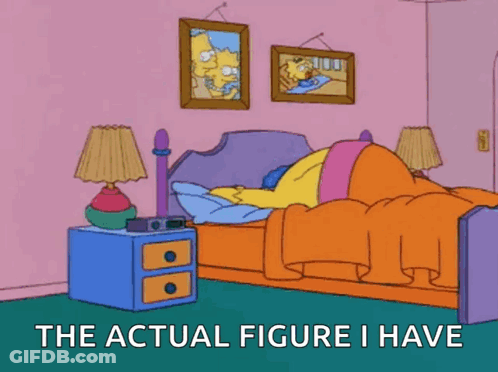 Bedroom Cartoon Saying The Actual Figure I Have GIF