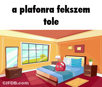 Bedroom With A Plafonra Fekszem Tole GIF