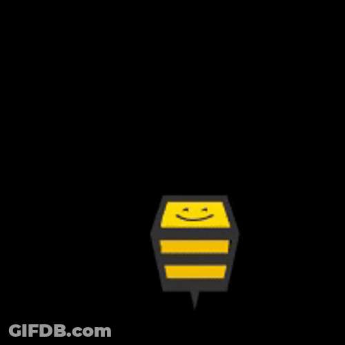 Bee 3D Printing Animation GIF