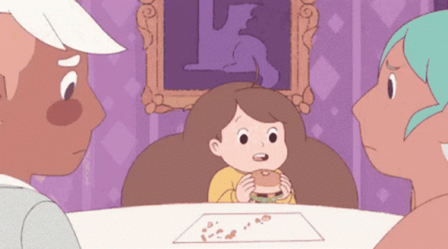 Bee Enjoying Food Bee And Puppycat GIF