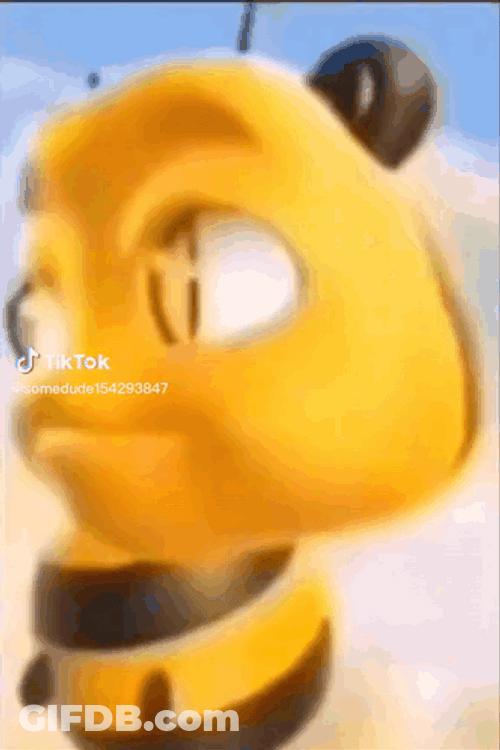 Bee Eye Brow Raise GIF