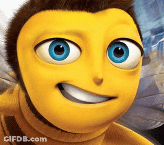 Bee Face Funny Meme GIF