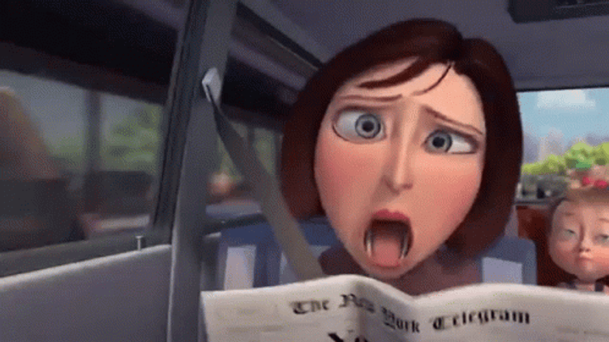 Bee Movie Afraid Mom In A Car GIF