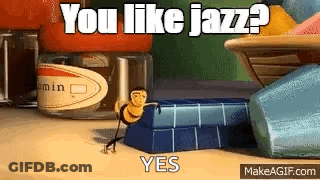 Bee Movie Bee In Bathtub Asking If He Likes Jazz GIF