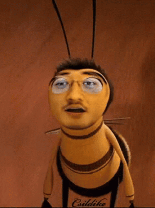 Bee Movie Face Swap Barry With Beard GIF