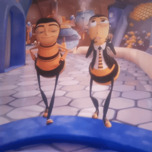 Bee Movie Honeycomb Elevator GIF