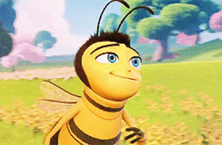 Bee Movie Pixelated Scene GIF