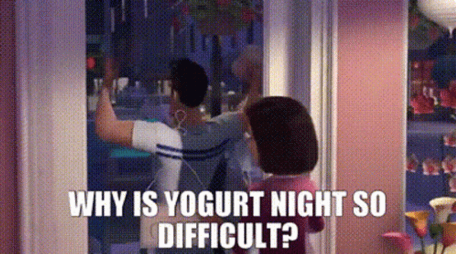 Bee Movie Why Is Yogurt Night So Difficult GIF