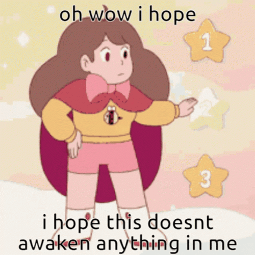 Bee Pushing Star Button Bee And Puppycat GIF