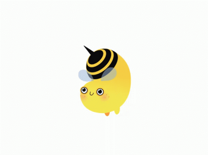 Bee Stinging Heart GIF