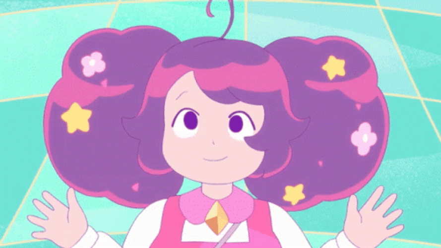 Bee Sweet Smile Waving Bee And Puppycat GIF