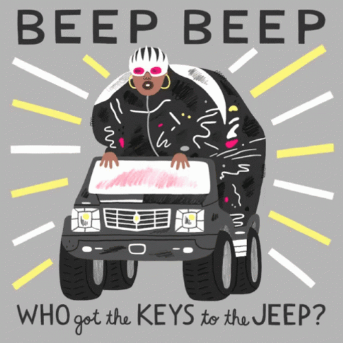 Beep Beep Missy Elliot GIF