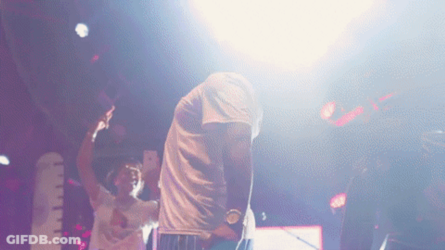 Beer Chug Challenge Night Music Concert Party GIF