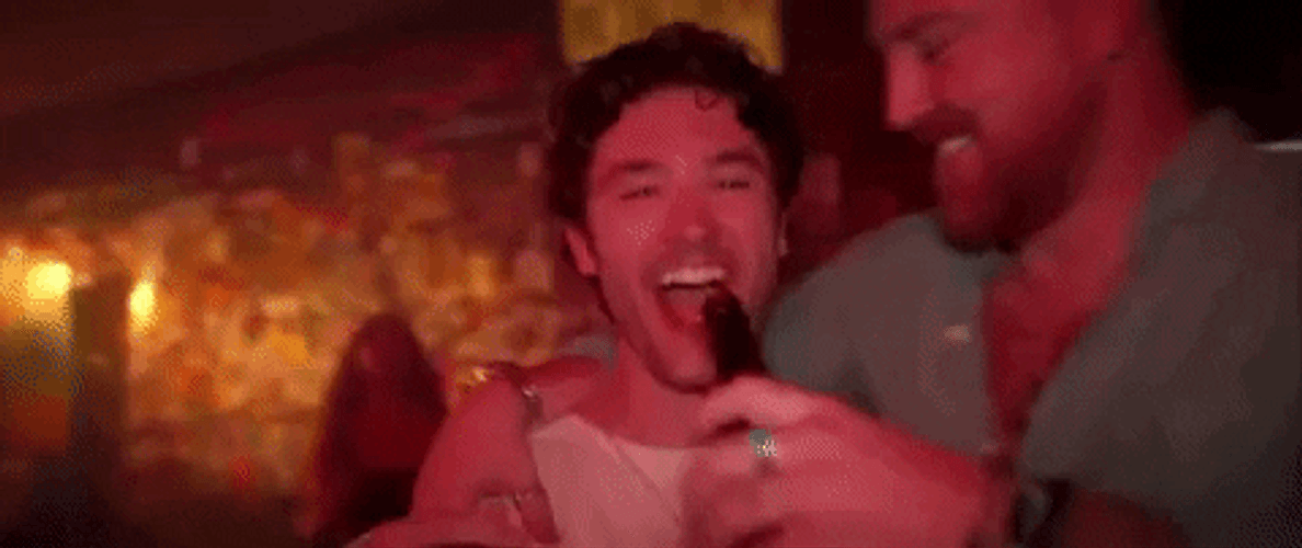 Beer Chug Challenge Zach Garrett GIF