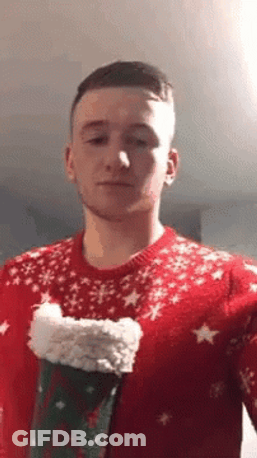 Beer Time On Christmas Party GIF