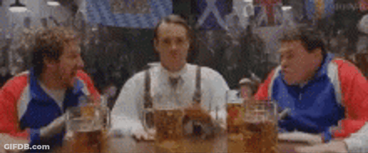 Beerfest Excited Tapping On Table GIF