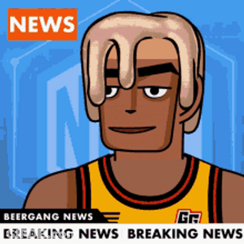Beergang News Breaking News With Animated Reporter GIF