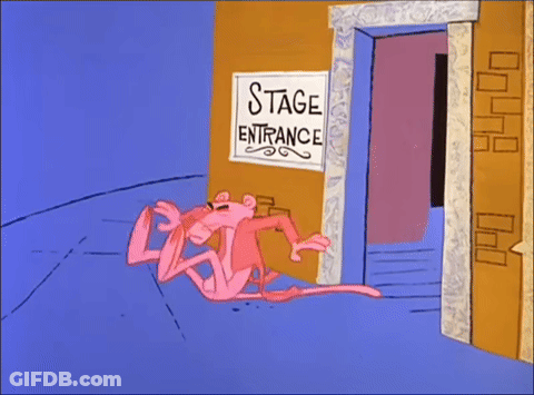 Beethoven Pink Panther GIF