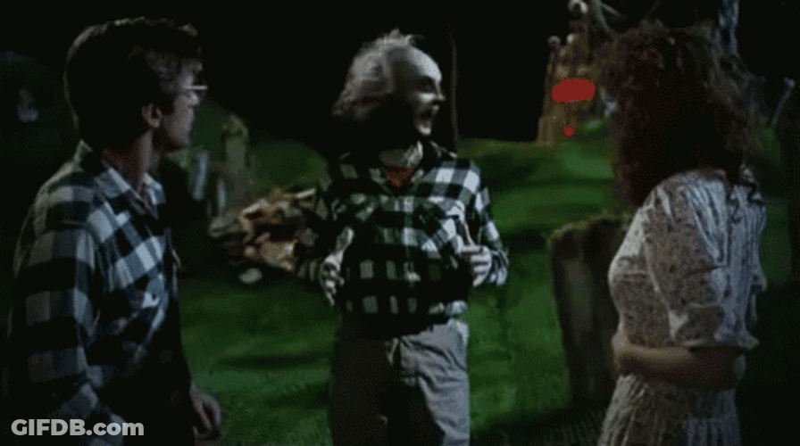 Beetlejuice Head Spinning GIF