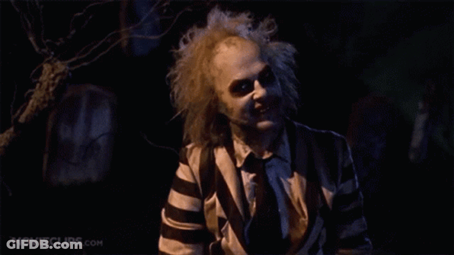 Beetlejuice It's Showtime Michael Keaton GIF