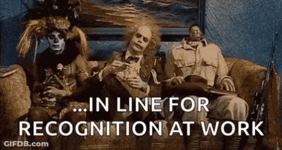 Beetlejuice Meme Waiting In Line GIF