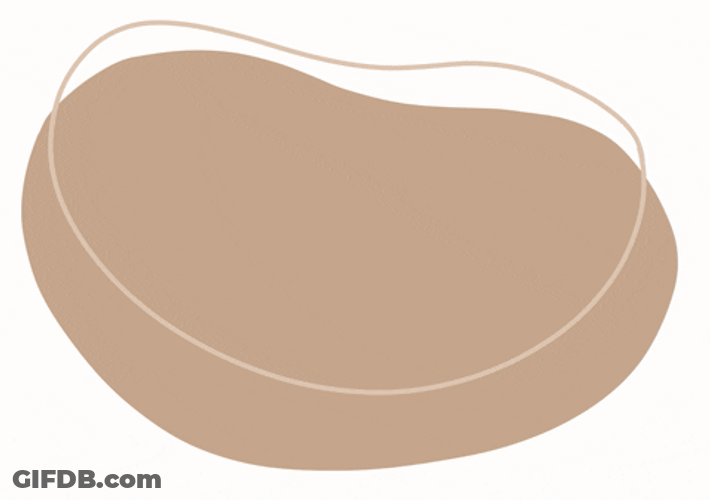 Beige Blob Minimalist Artwork GIF