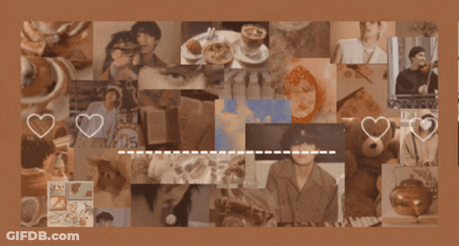 Beige BTS Taehyung Aesthetic GIF