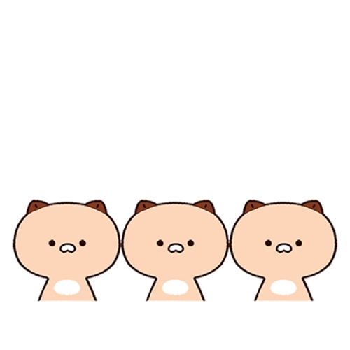 Beige Cartoon Pandas Thumbs Up GIF