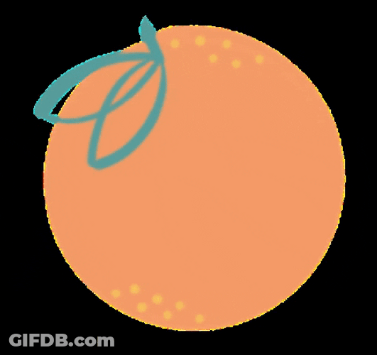 Beige Minimalist Orange Drawing GIF