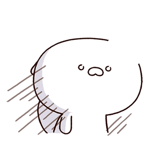 Beige Racoon Cartoon Shocked GIF