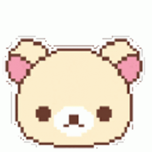 Beige Rilakkuma Bear GIF