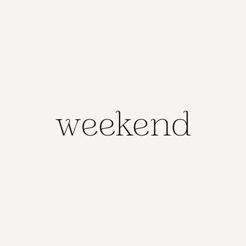 Beige Weekend Aesthetic GIF