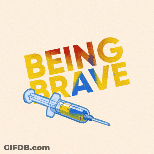 Being Brave With Medicine GIF