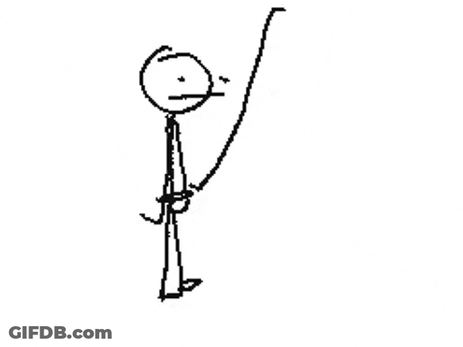 Being Tied Up In An Anvil GIF