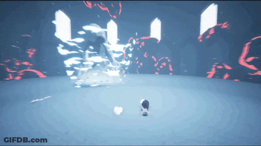 Beira's Shrine Fire Tornado Being Attacked GIF