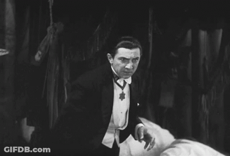Bela Lugosi Dracula Intense Look GIF