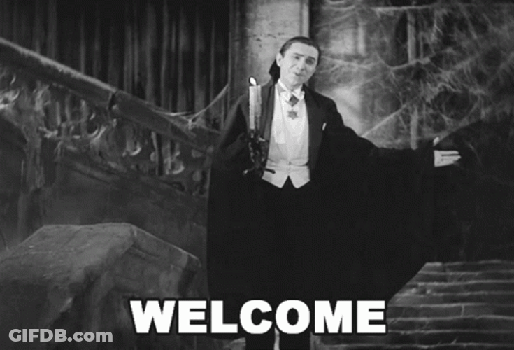 Bela Lugosi Welcome Dracula GIF
