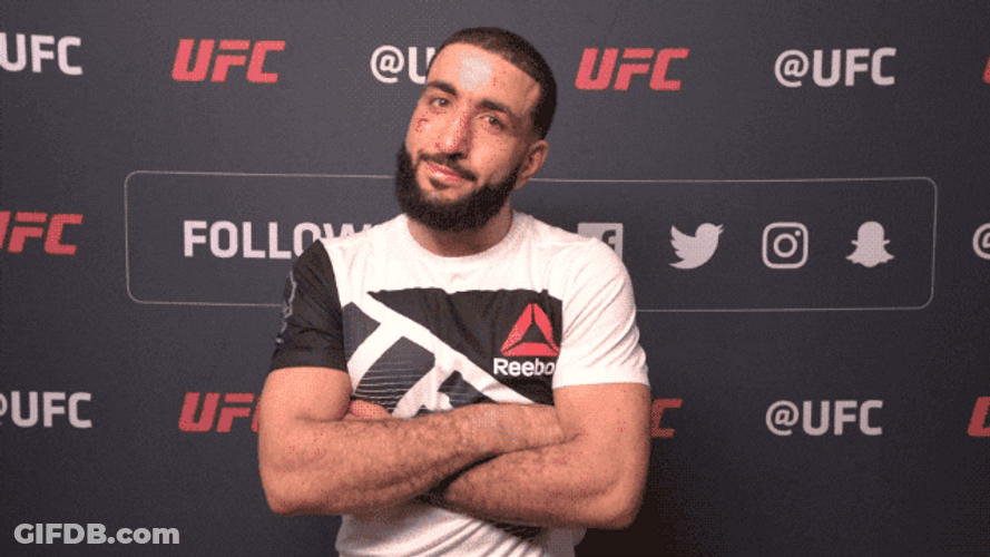 Belal Muhammad Crossed Arms Frustrated GIF