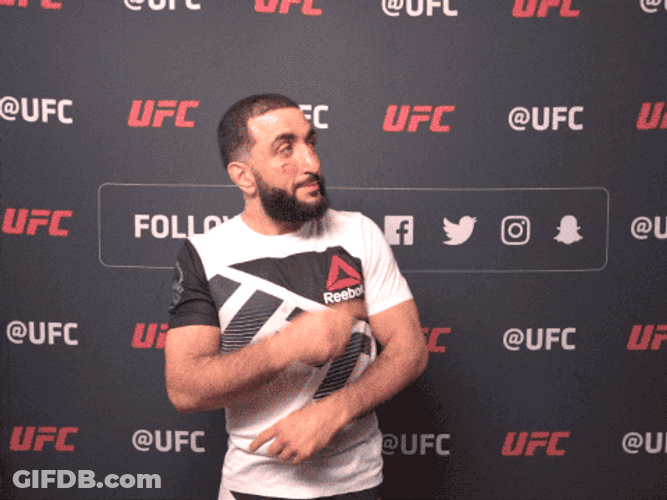 Belal Muhammad Dab Dance GIF