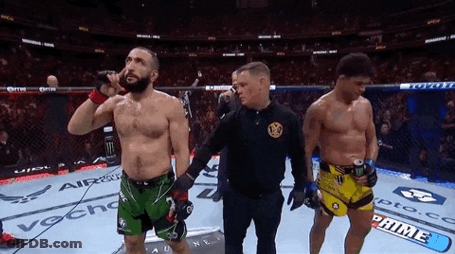 Belal Muhammad Declared Winner GIF