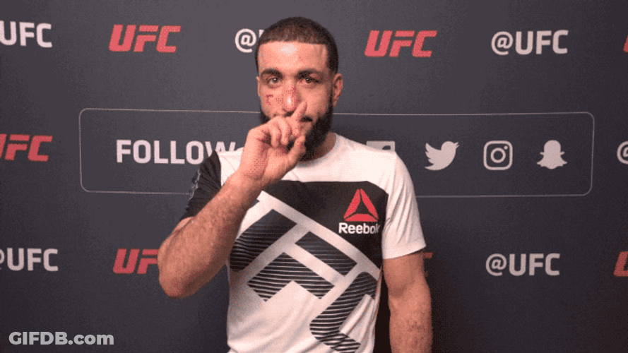 Belal Muhammad Martial Artist Finger Shake GIF