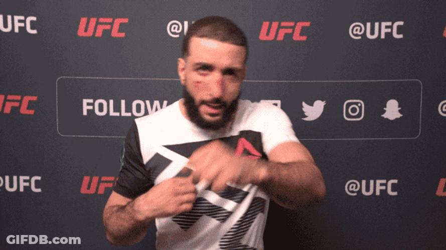 Belal Muhammad Shadow Boxing GIF