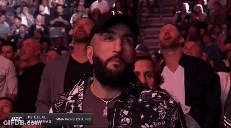 Belal Muhammad Smiling For The Camera GIF
